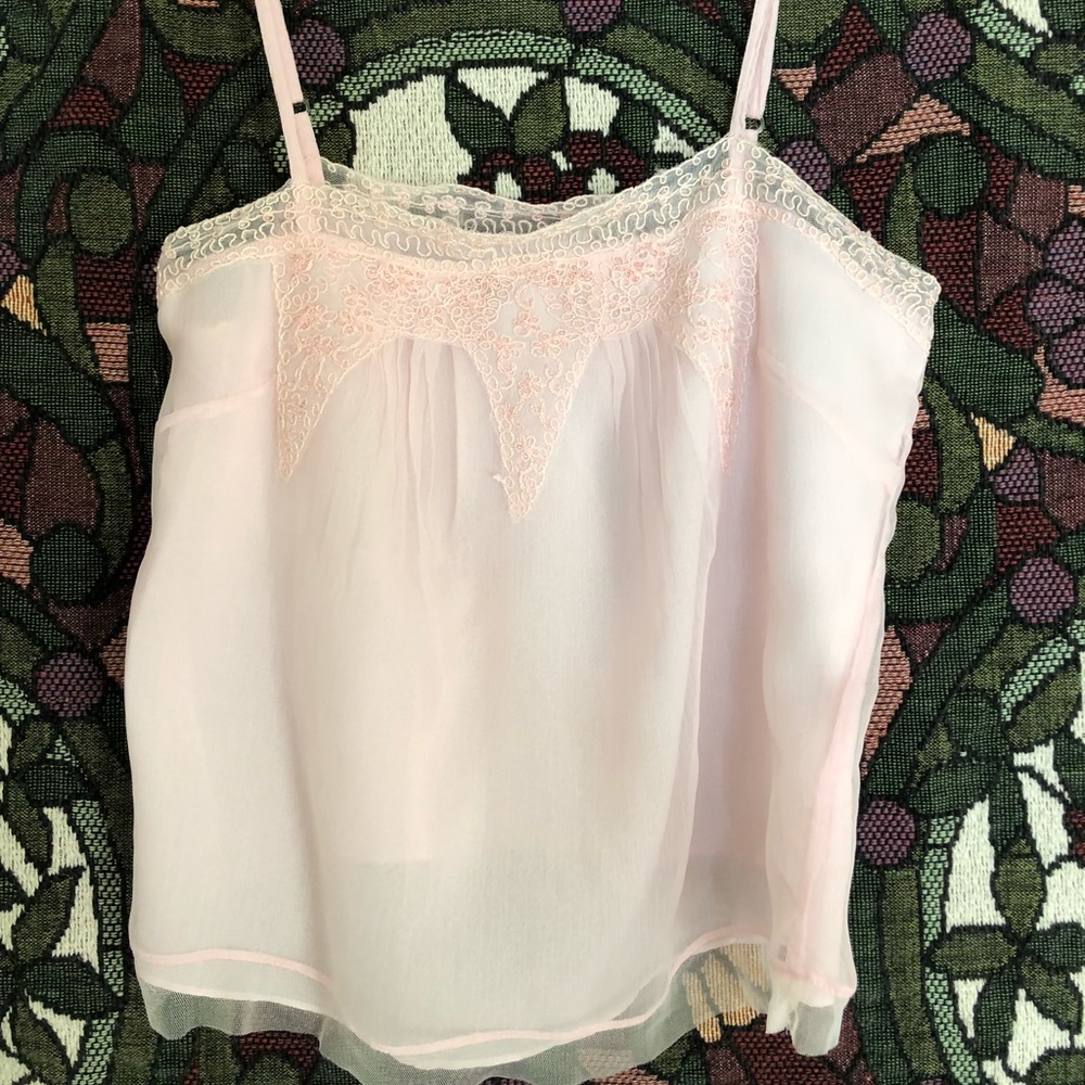 Pink tank top size L